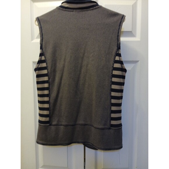 Orly Apparel Set 2 piece Top & Vest Black and Grey Medium/Large Athletic Sporty - Picture 12 of 16